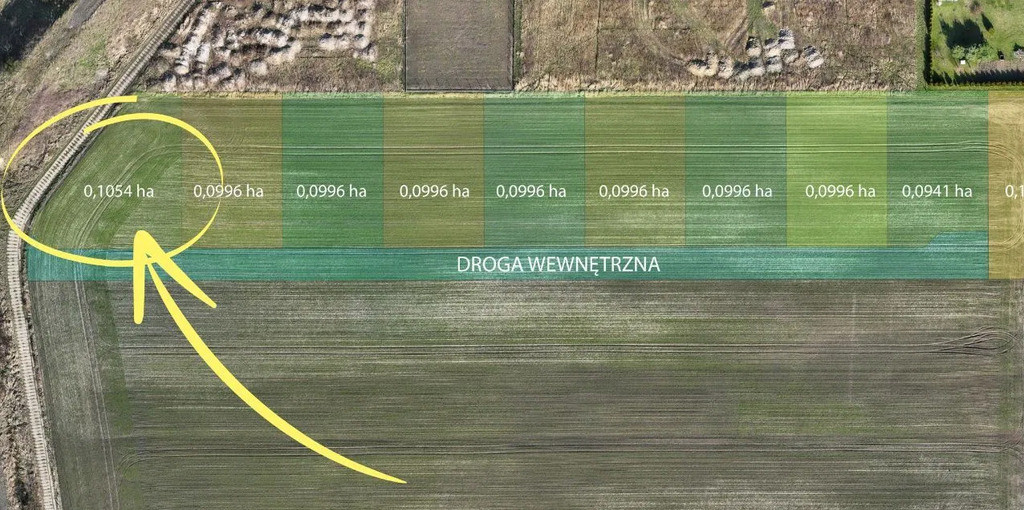 Działka Sprzedaż Gorzów Wielkopolski Wieprzyce