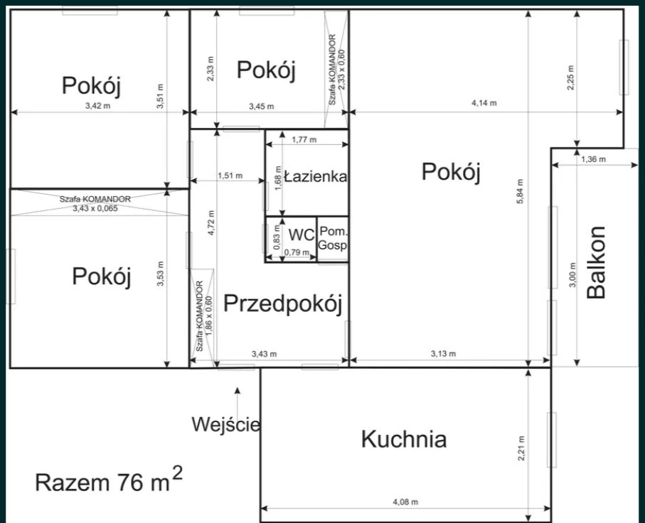 Mieszkanie Sprzedaż Gorzów Wielkopolski Górczyn